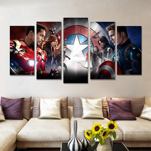 Avengers Civil War Wall Picture